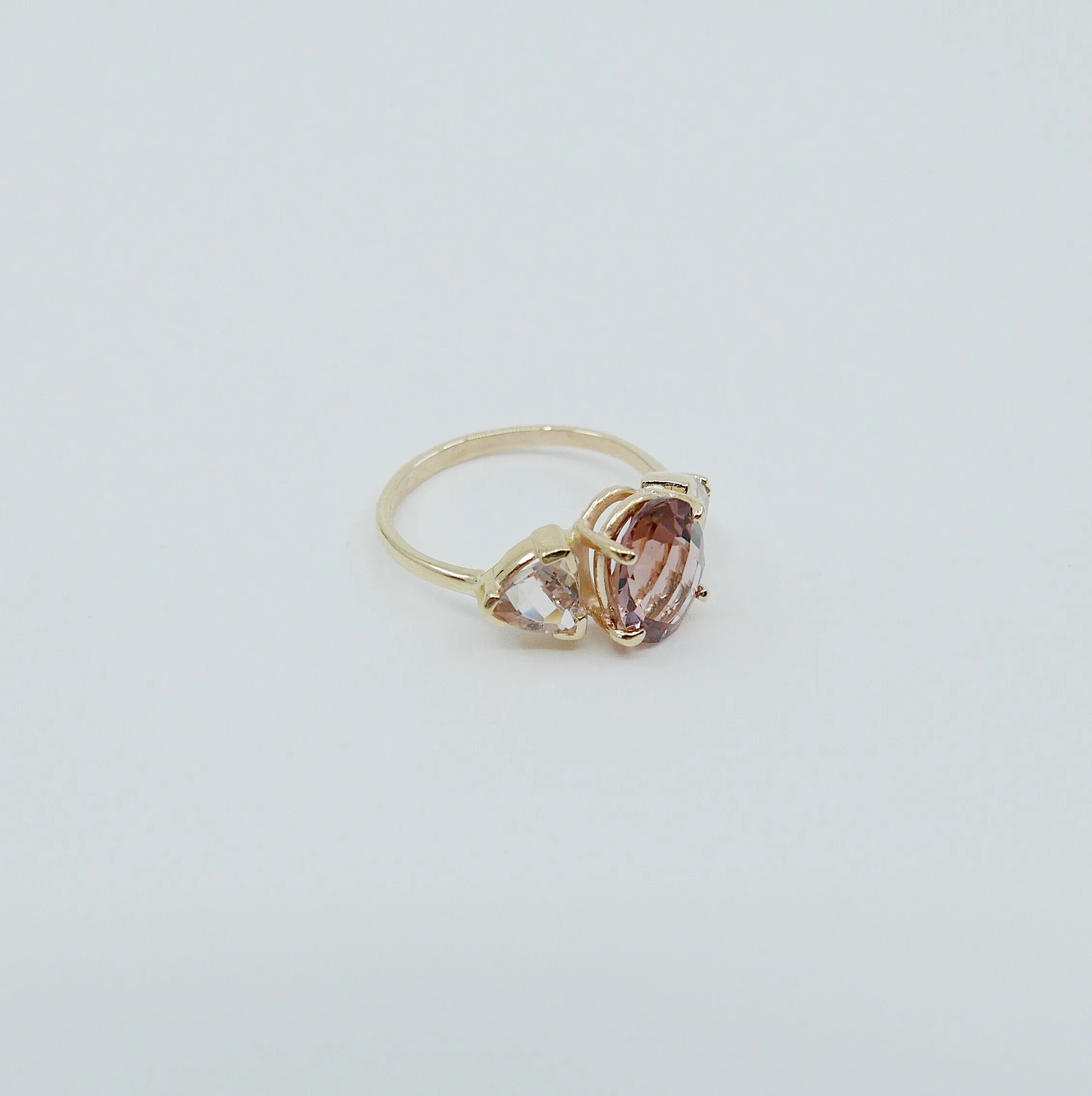 Dusty Rose Tourmaline Ring
