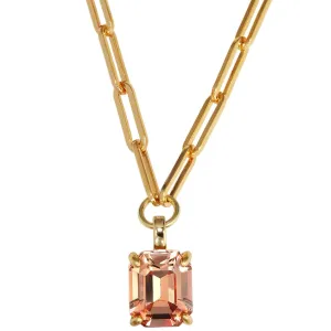 Dyrberg Kern Octa Gold Necklace - Peach