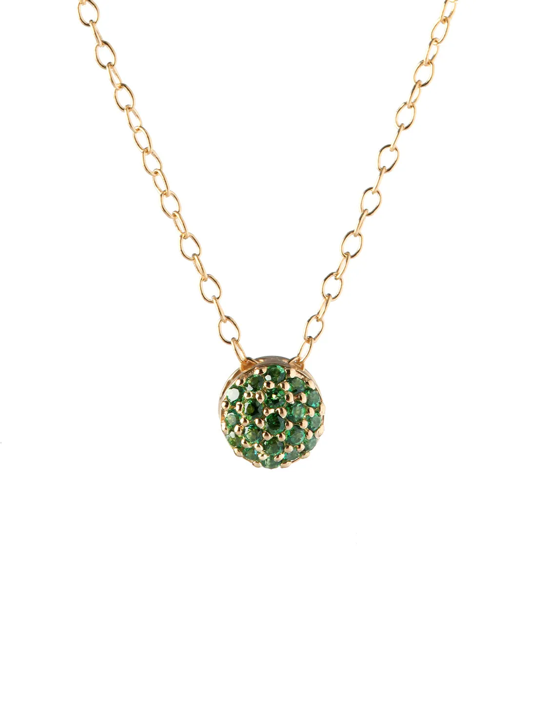 Emerald Dot Pendant