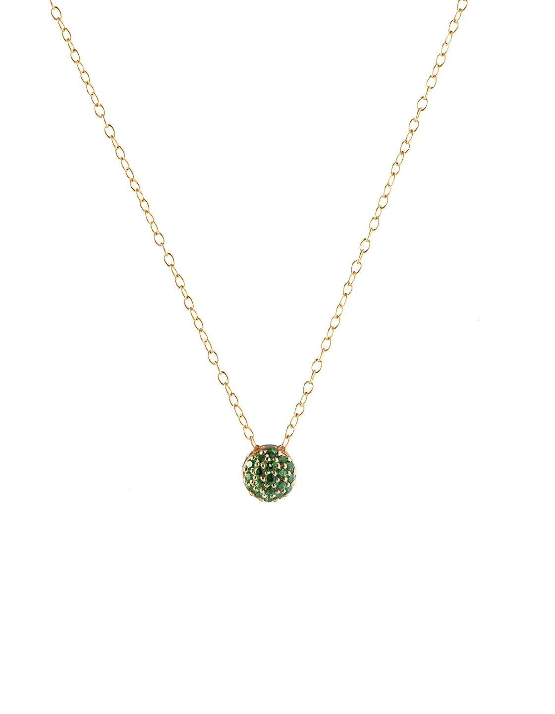 Emerald Dot Pendant