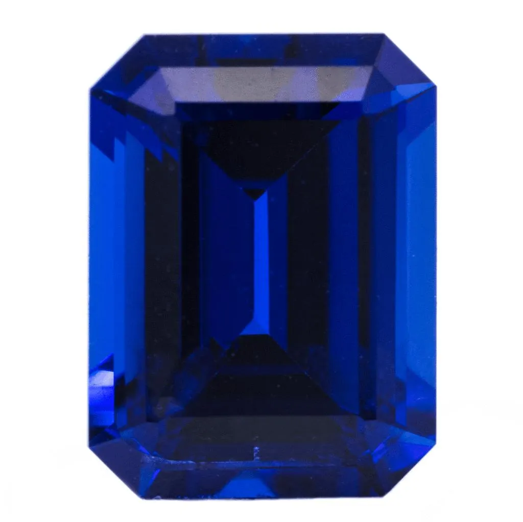 Emerald FAB Lab-Grown Blue Sapphire Gems