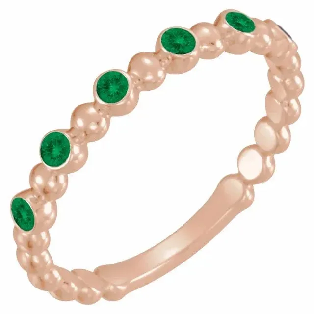 Emerald Stacking Band - Special Order