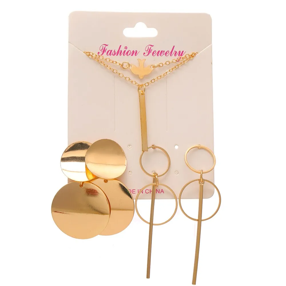 EN Pearl Hoop Earrings For Women Clip On Ear Rings Geometric Pendientes Round Circle Earring Set Brincos Korean Fashion Jewelry