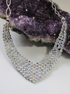 *Faceted Rainbow Fire Topaz Necklace