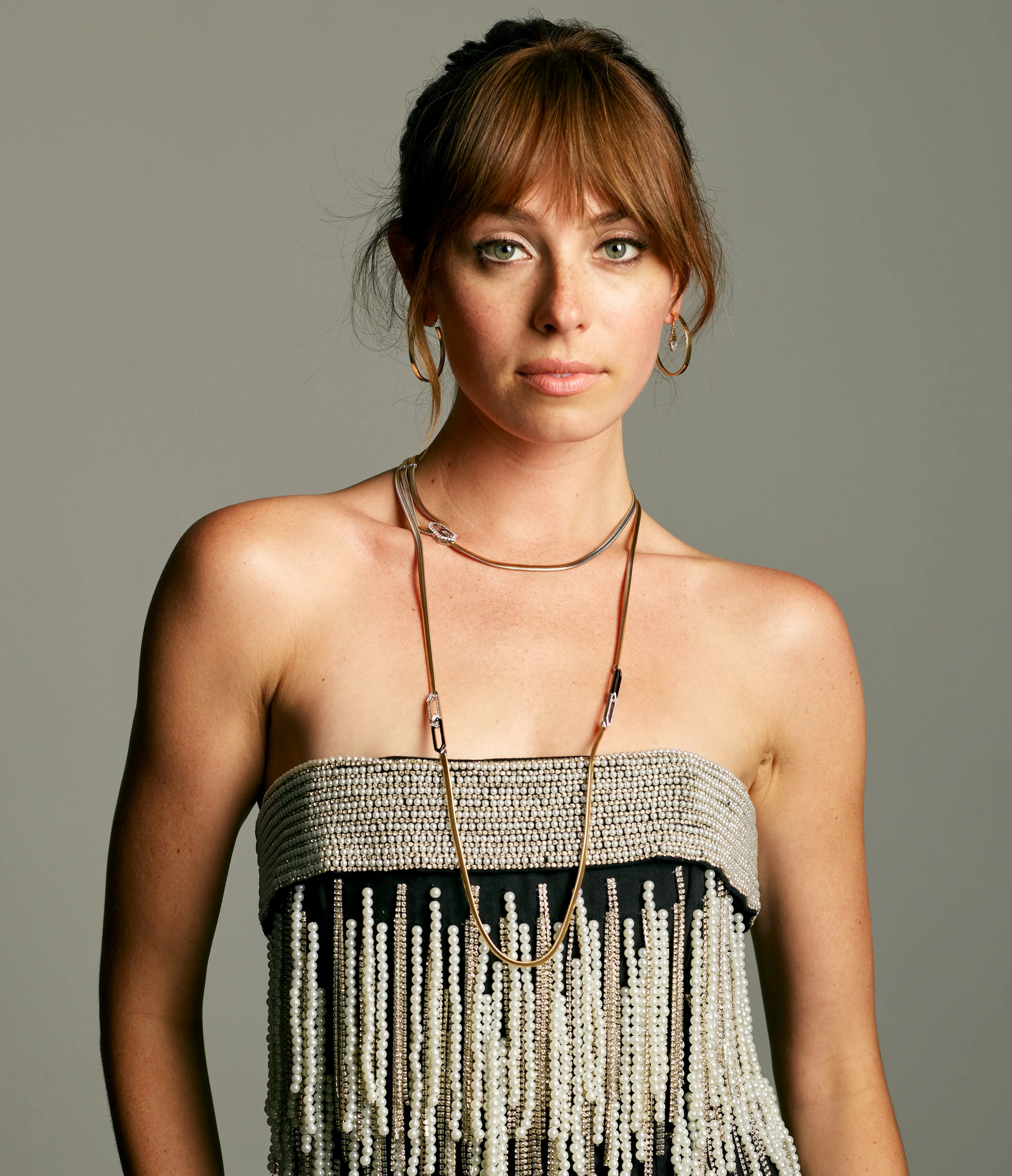 Feelings Necklace with Diamonds & Black Enamel