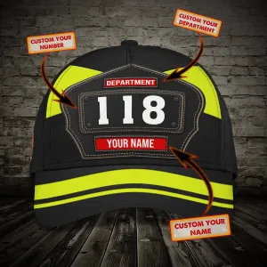 Firefighter V3 - Personalized Name Cap