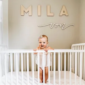 First and Middle Name Personalized Floating Name