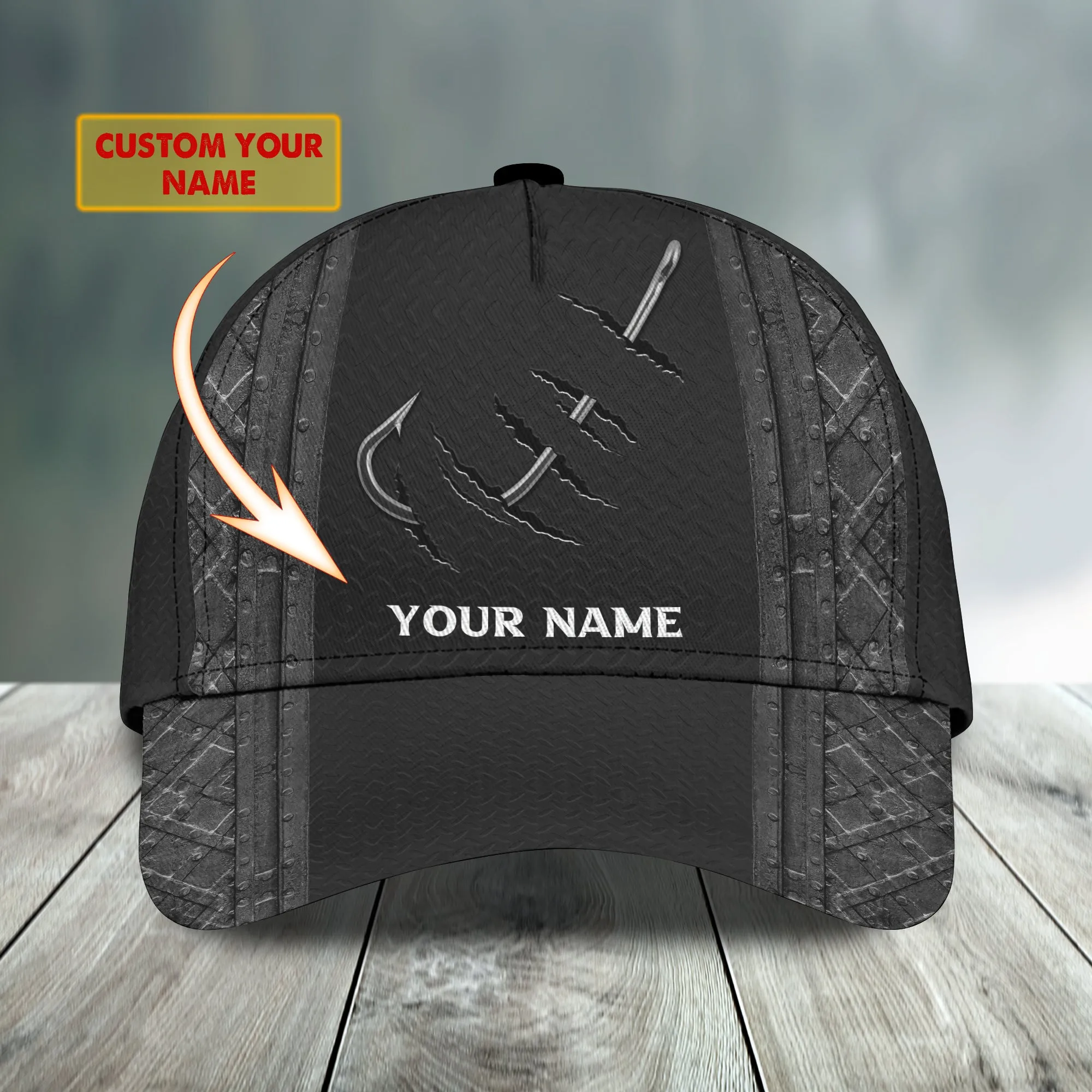 Fishing - Personalized Name Cap