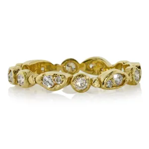 Forever Diamond Band in 18k Yellow Gold