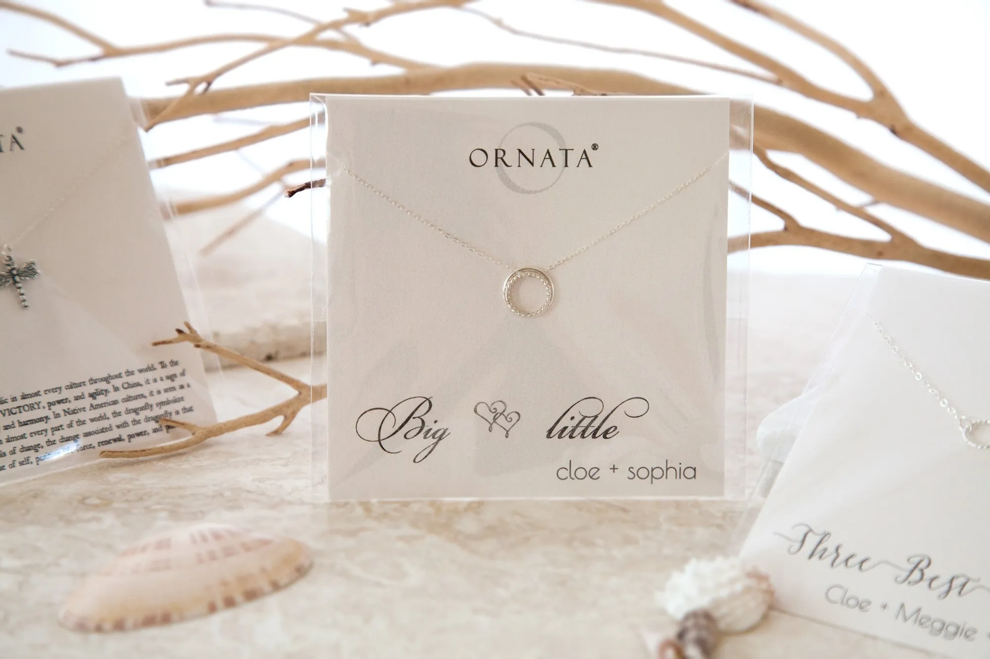Four Generations PERSONALIZED Sterling Silver Necklace by Ornata