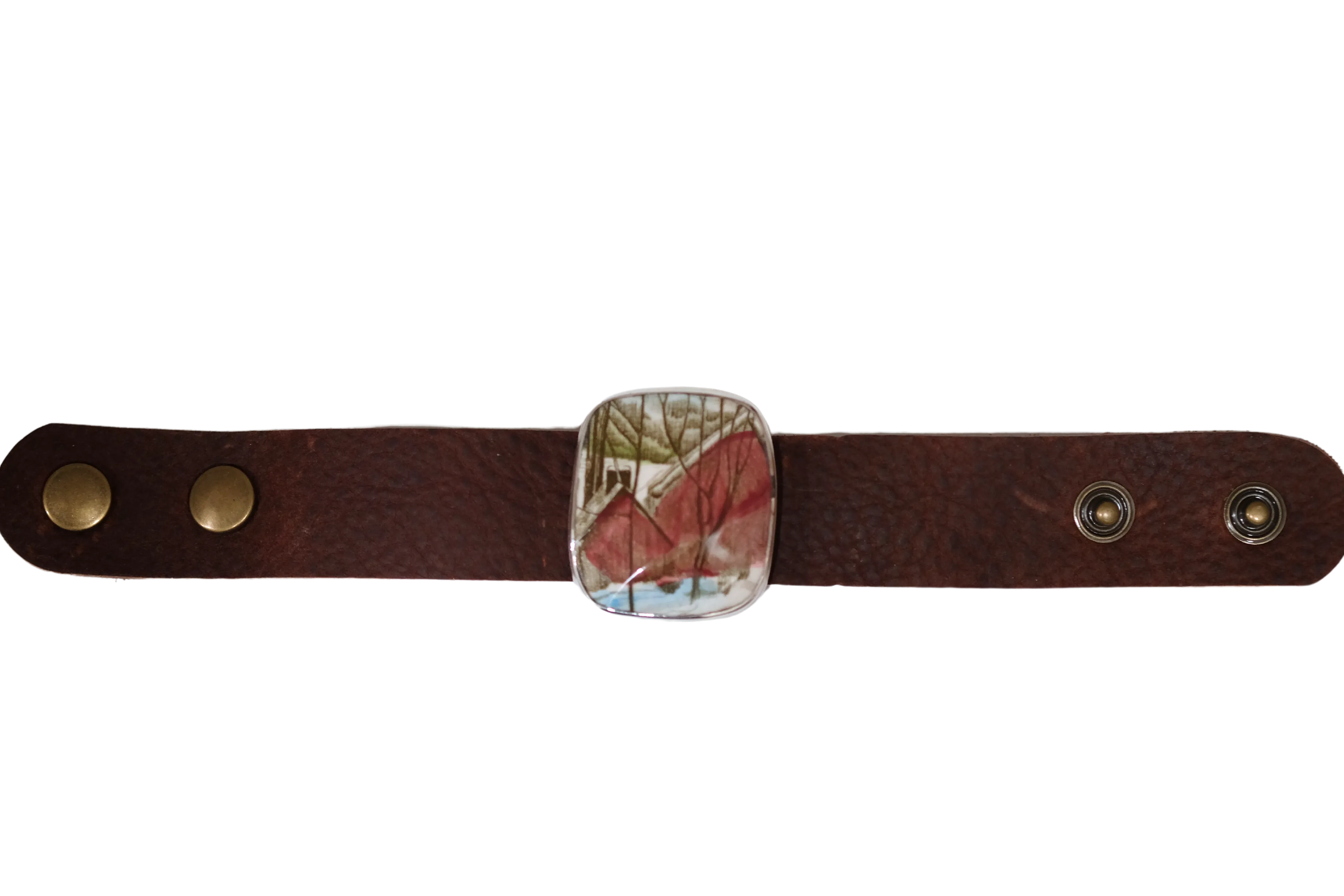 Friendly Village Leather Bracelet