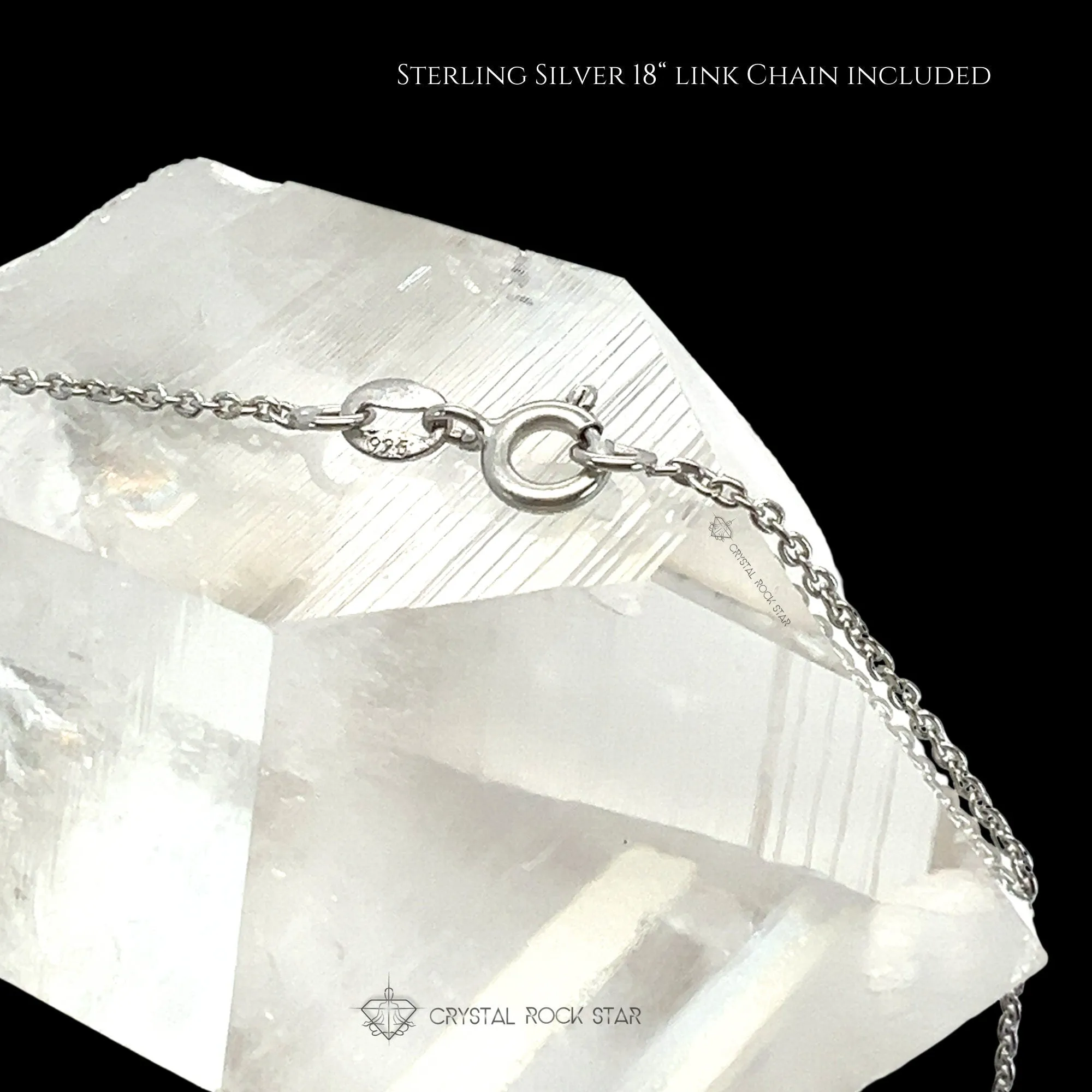 Genuine Emerald Sterling Silver Necklace