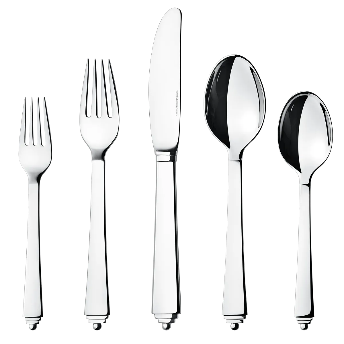 Georg Jensen Pyramid Cutlery Giftbox, 5Pcs