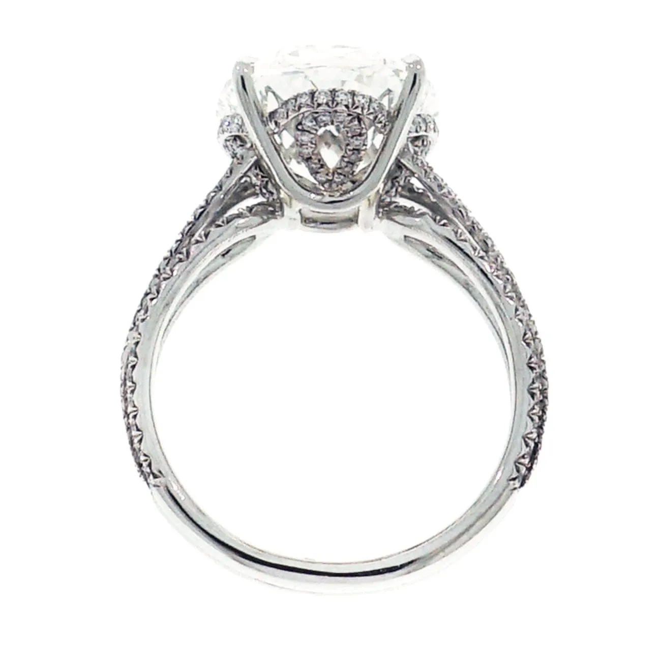 GIA Certified 8.76 ct. Oval Kwiat Diamond Platinum Engagement Ring