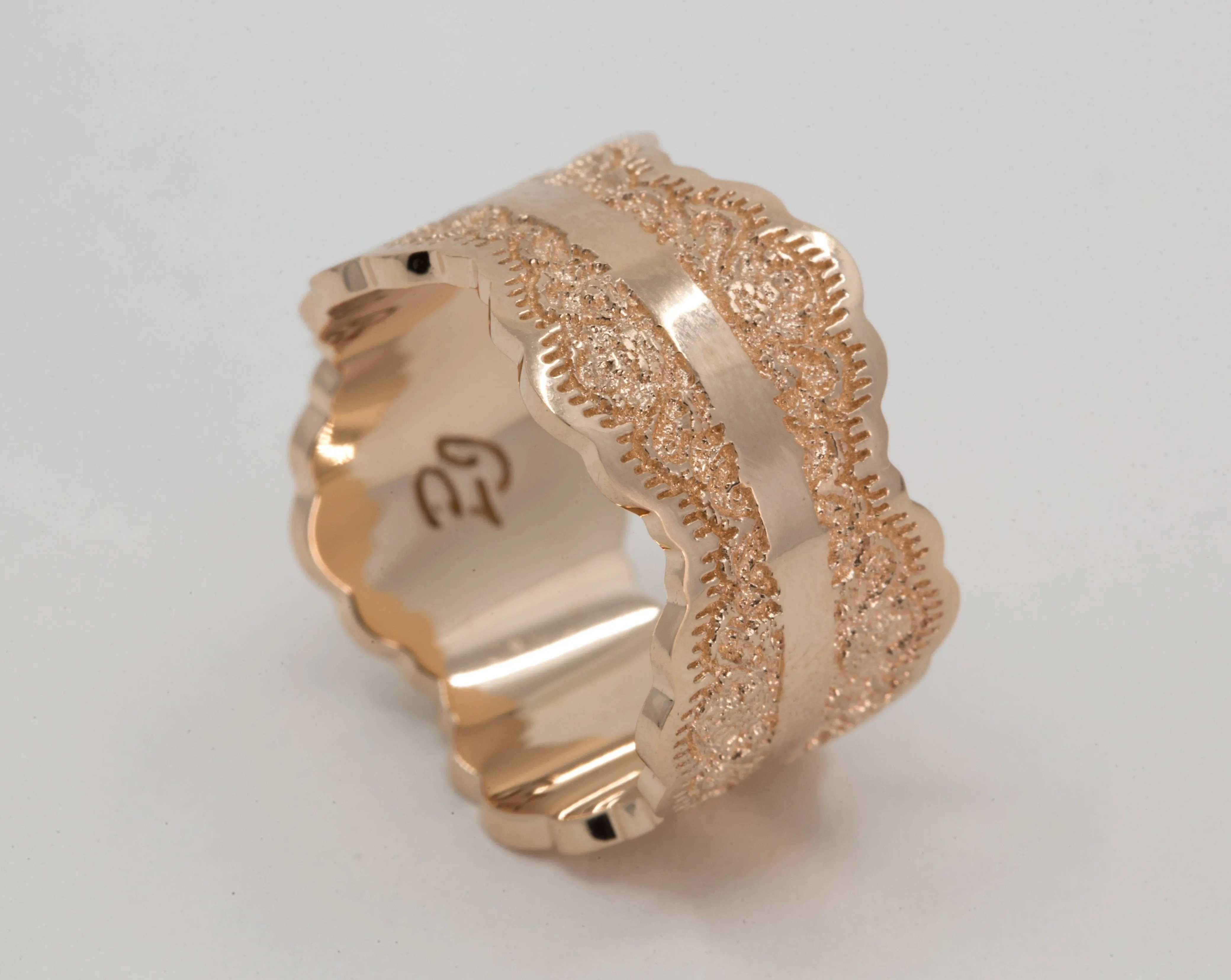 Gia Lace Wedding Ring
