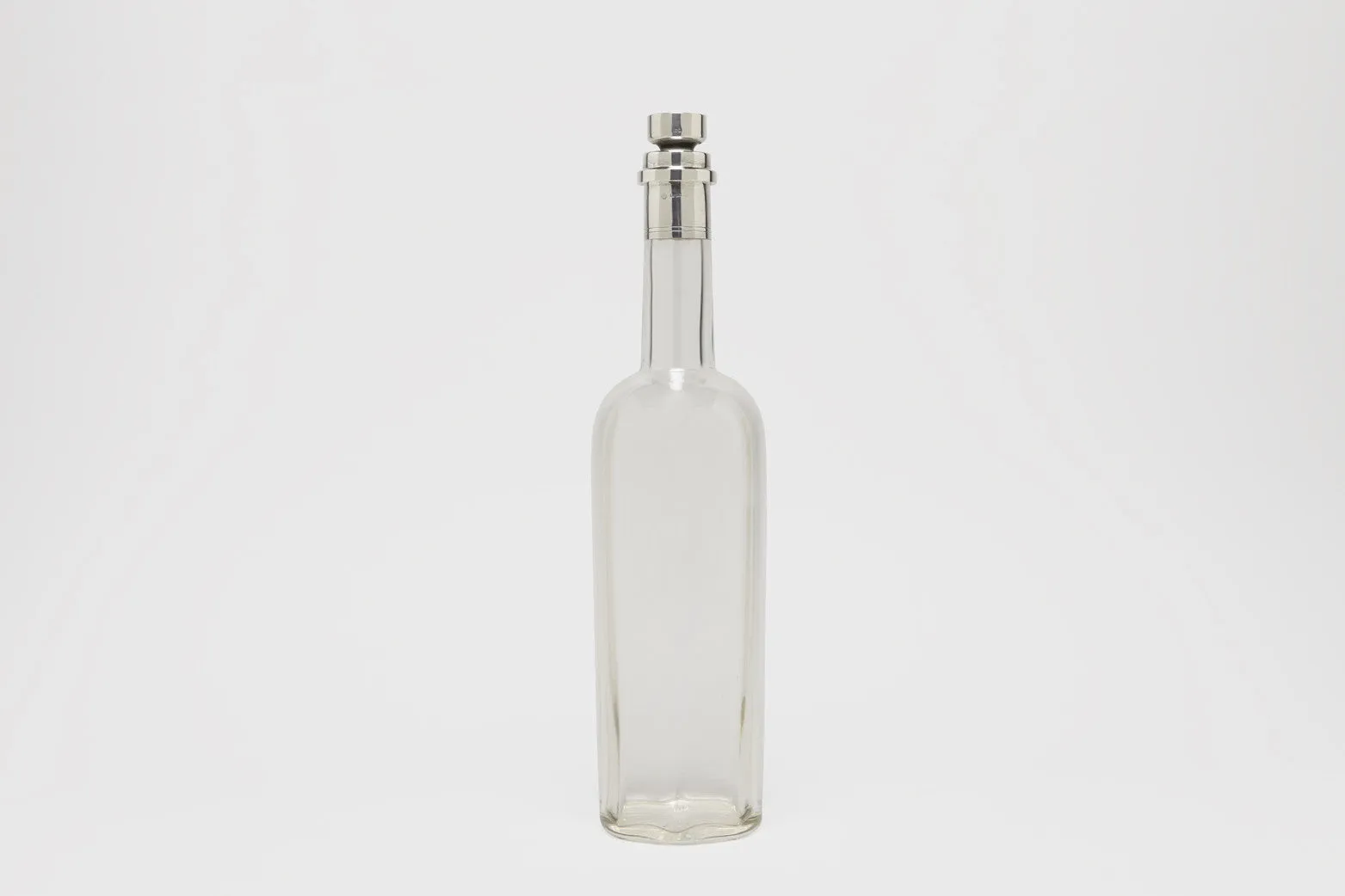 Glass & Sterling Silver Decanter