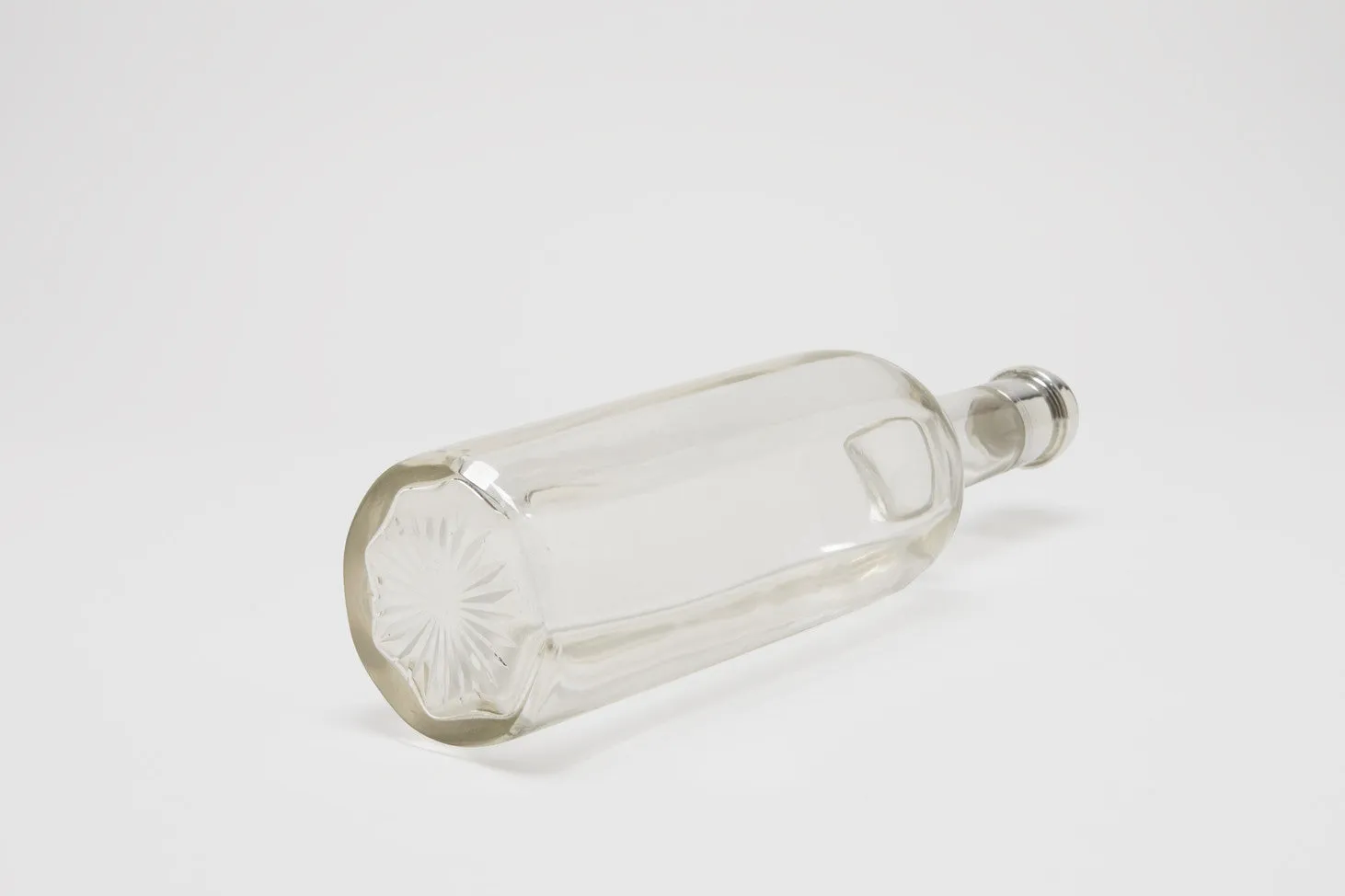 Glass & Sterling Silver Decanter