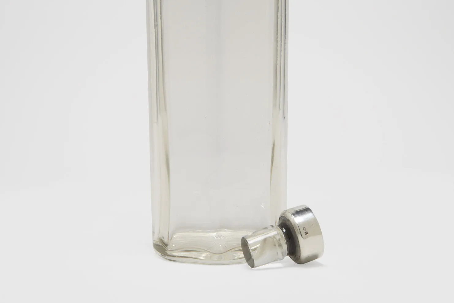 Glass & Sterling Silver Decanter