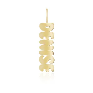 Gold Name Charm
