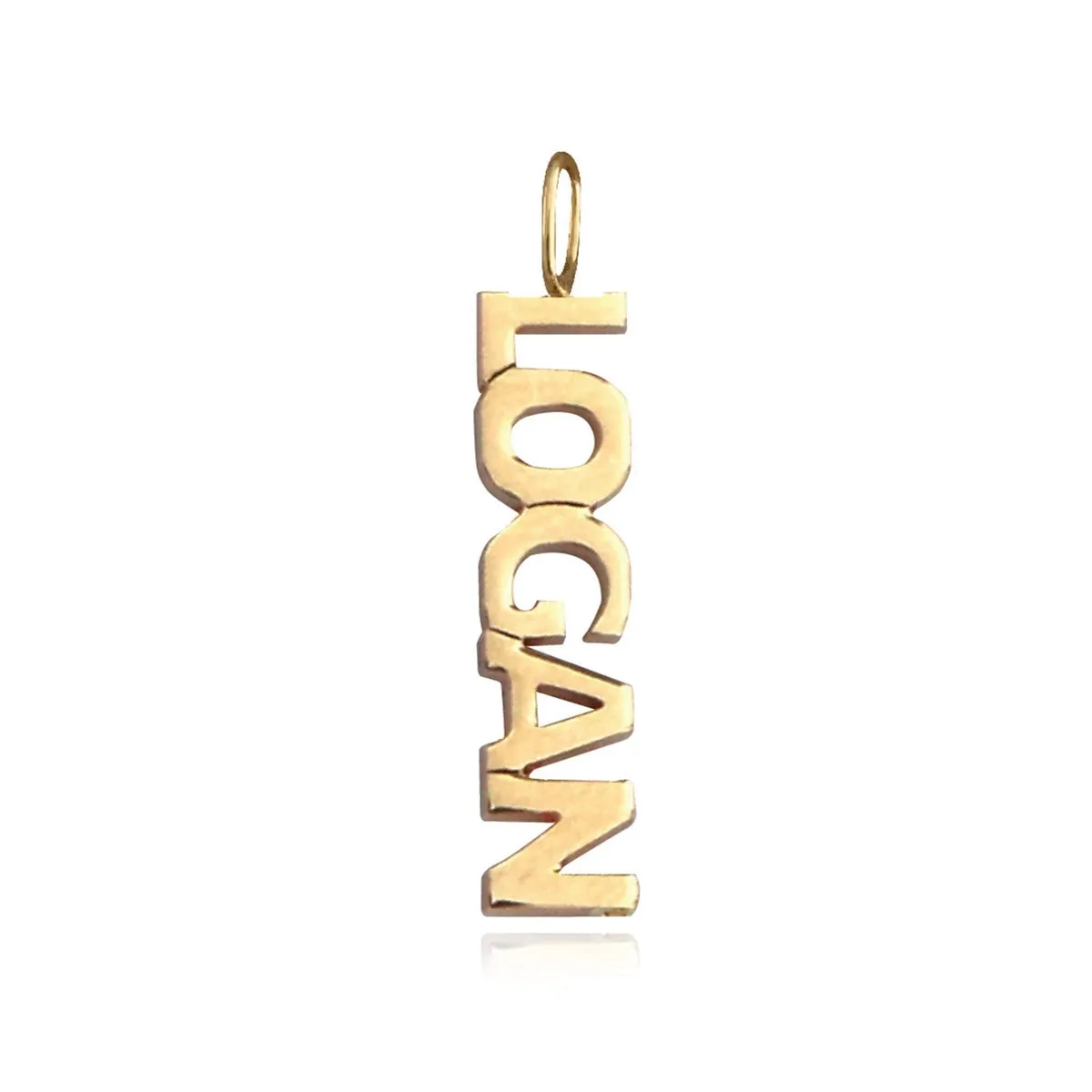 Gold Name Charm