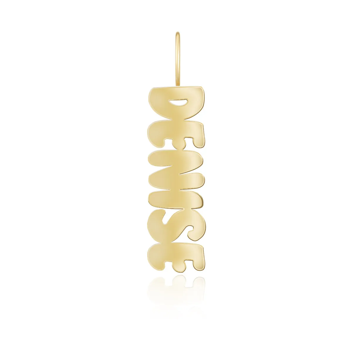 Gold Name Charm