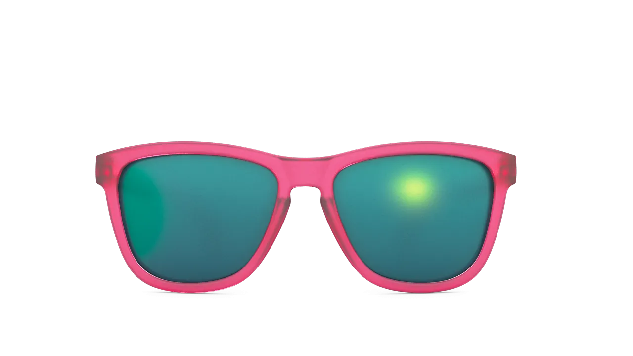 Goodr OG Polarized Sunglasses - Flamingos on a Booze Cruise