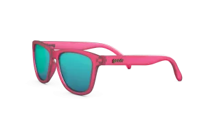 Goodr OG Polarized Sunglasses - Flamingos on a Booze Cruise
