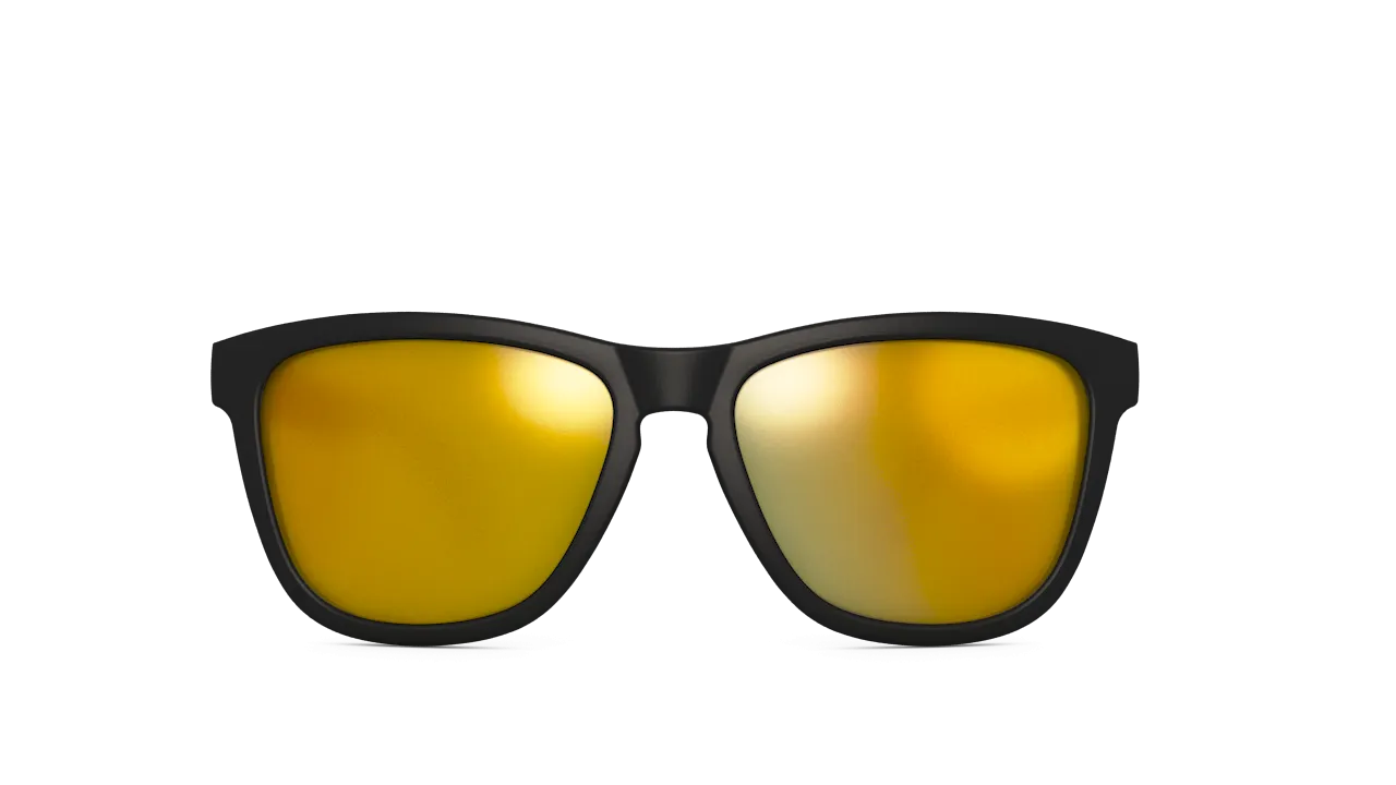 Goodr OG Polarized Sunglasses - Whiskey Shots with Satan
