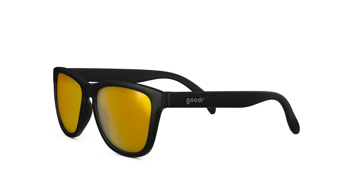 Goodr OG Polarized Sunglasses - Whiskey Shots with Satan