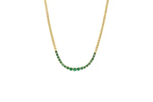 Graduated Emerald Necklace