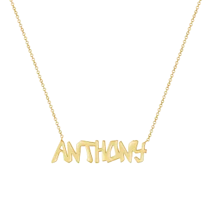 Graffiti Name Necklace