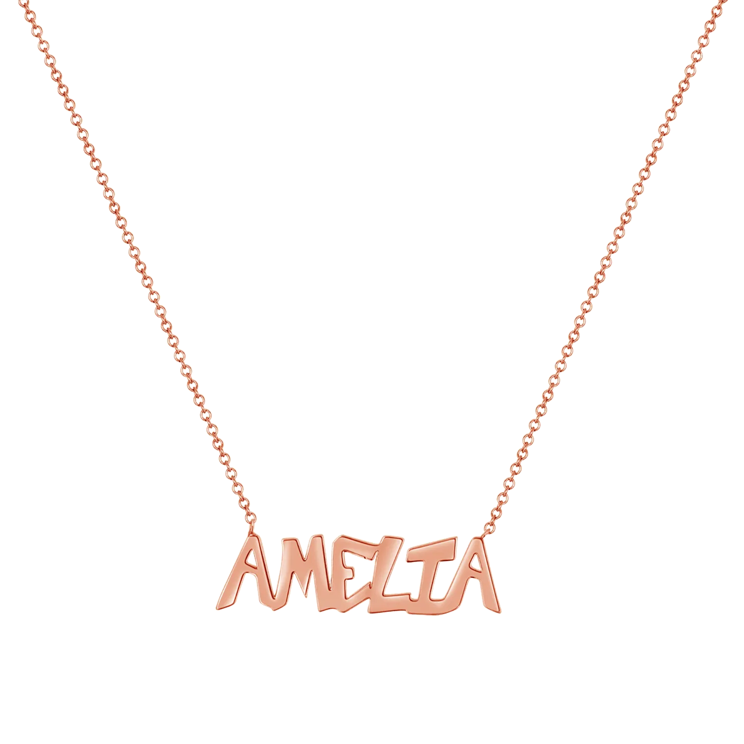 Graffiti Name Necklace