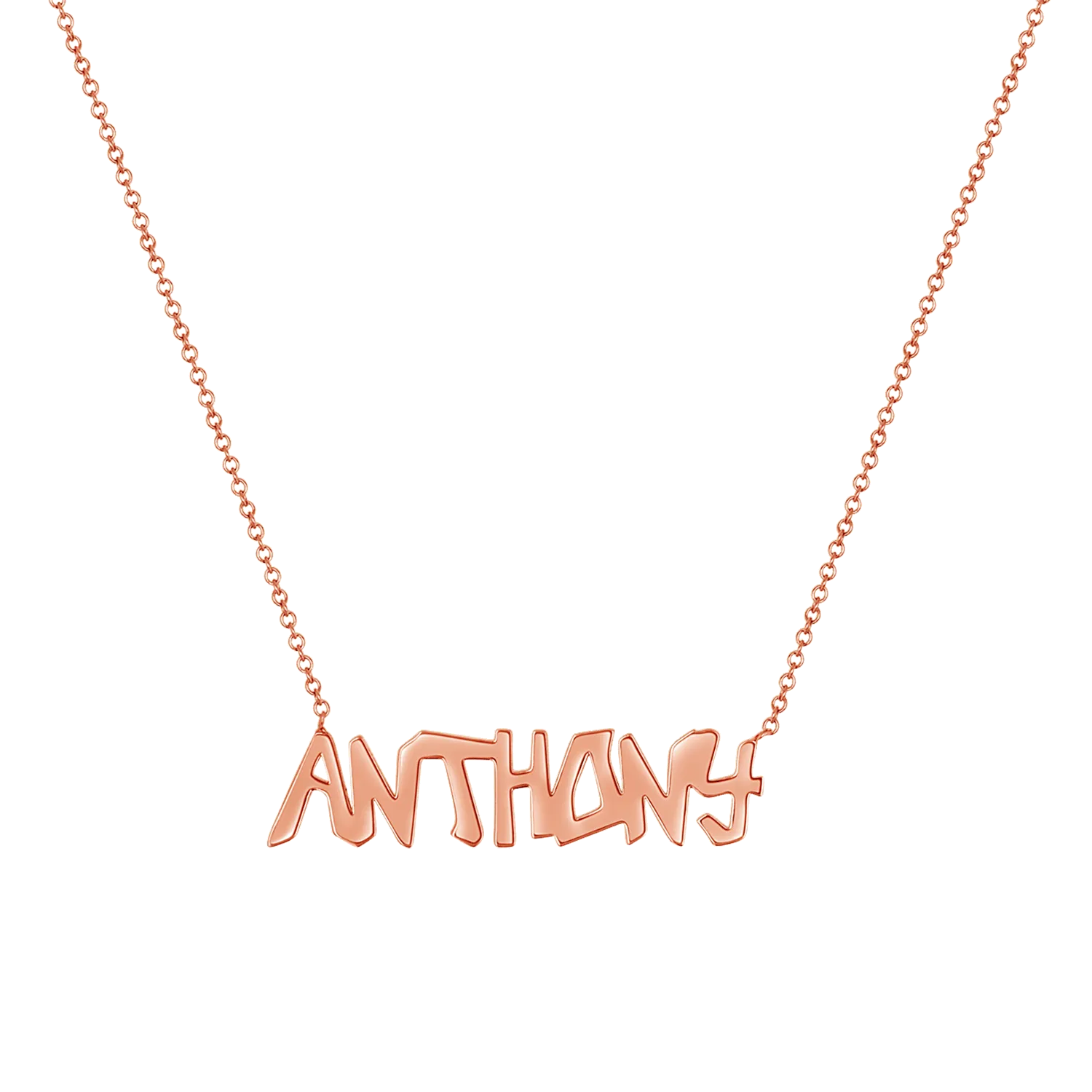 Graffiti Name Necklace
