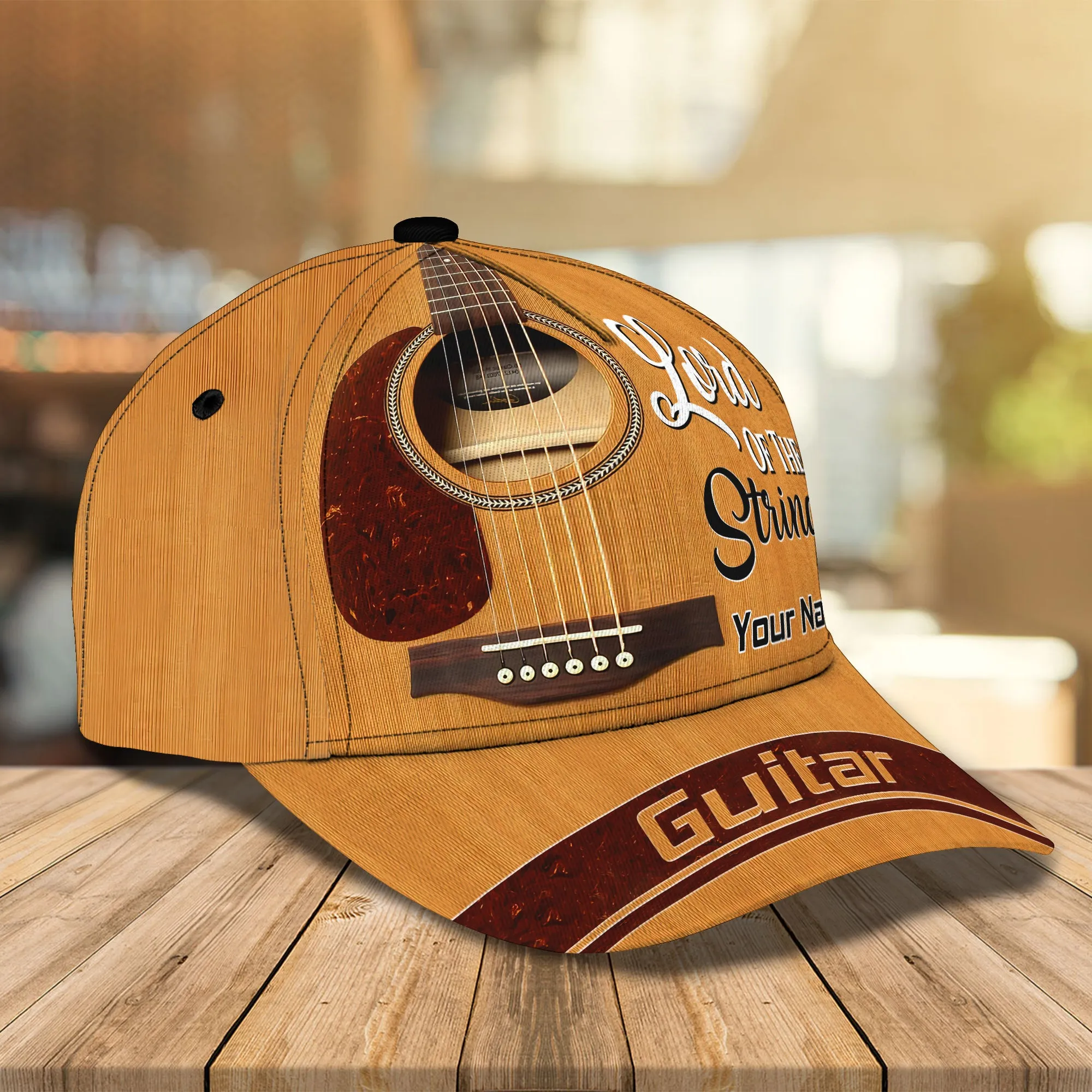 Guitar - Personalized Name Cap - Co98