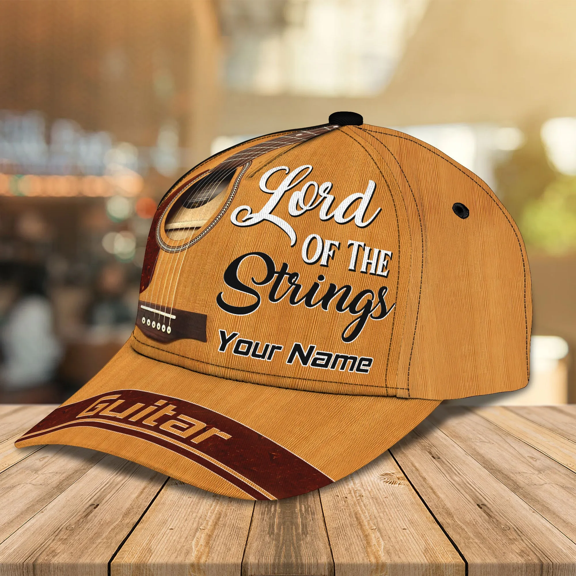 Guitar - Personalized Name Cap - Co98