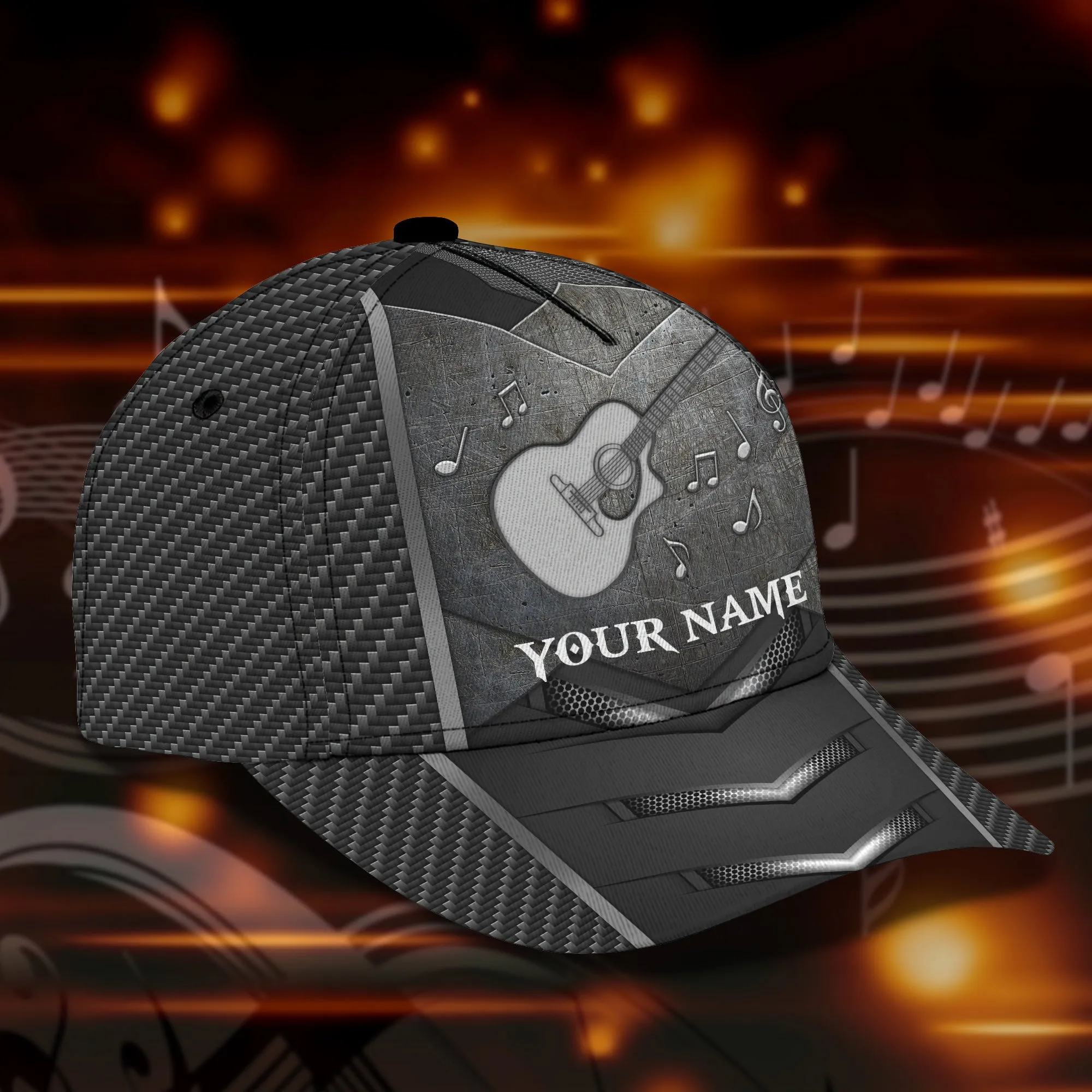 Guitar - Personalized Name Cap - Nia94