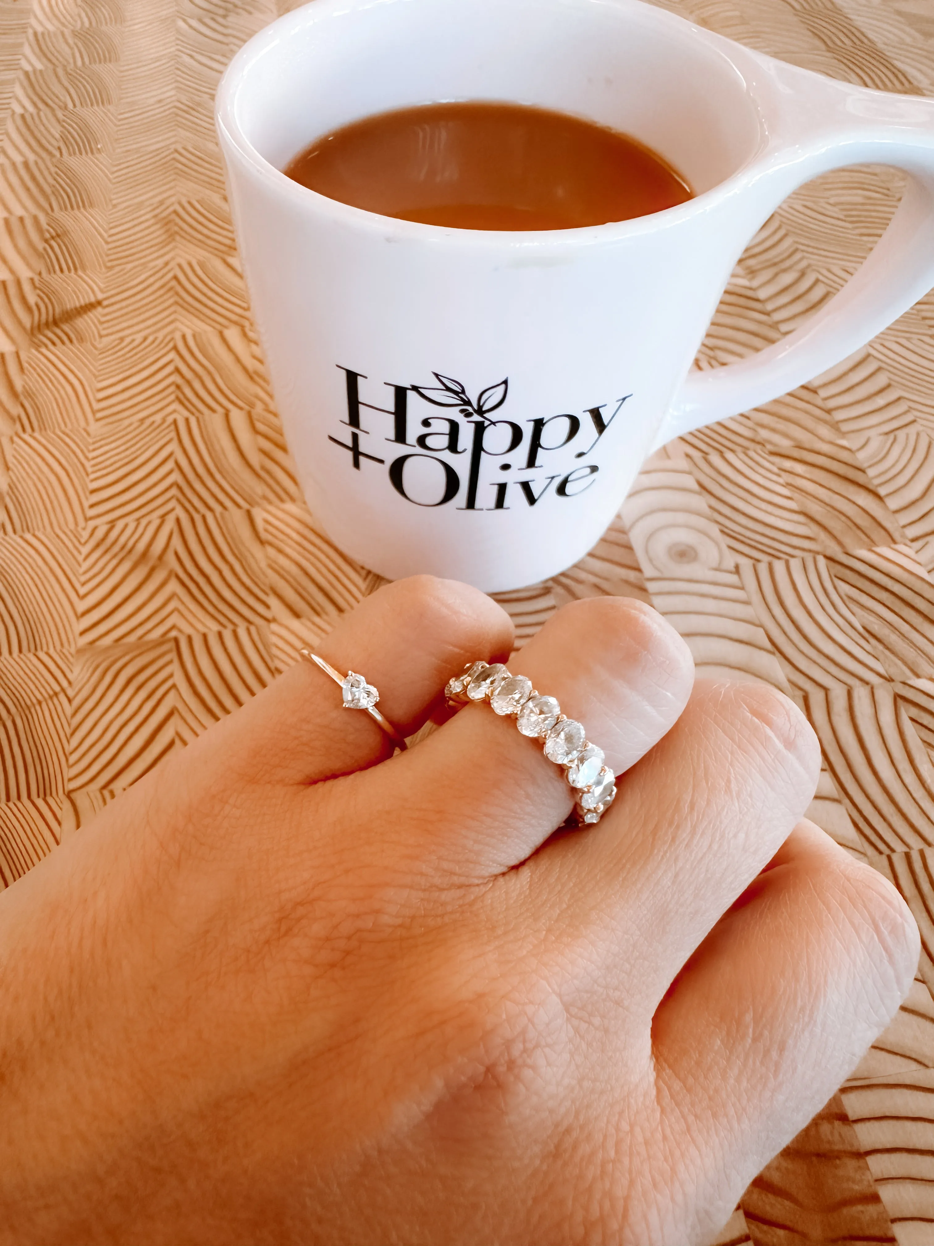 Heart Whisper Thin Solitaire Ring