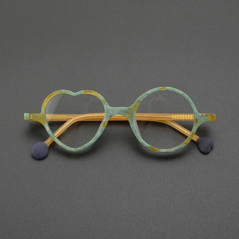 Heath Unique Heart Acetate Glasses Frame
