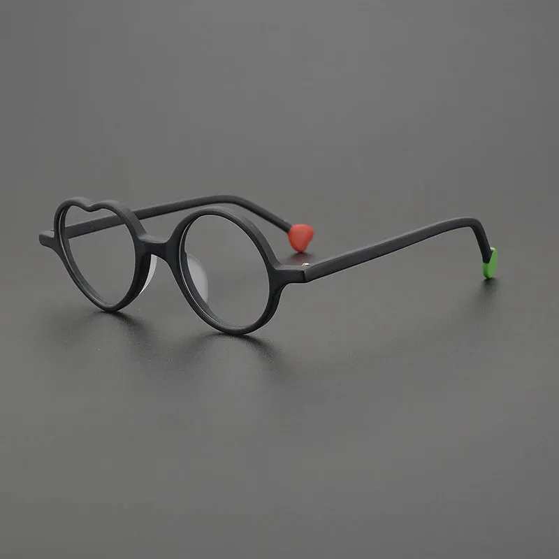 Heath Unique Heart Acetate Glasses Frame