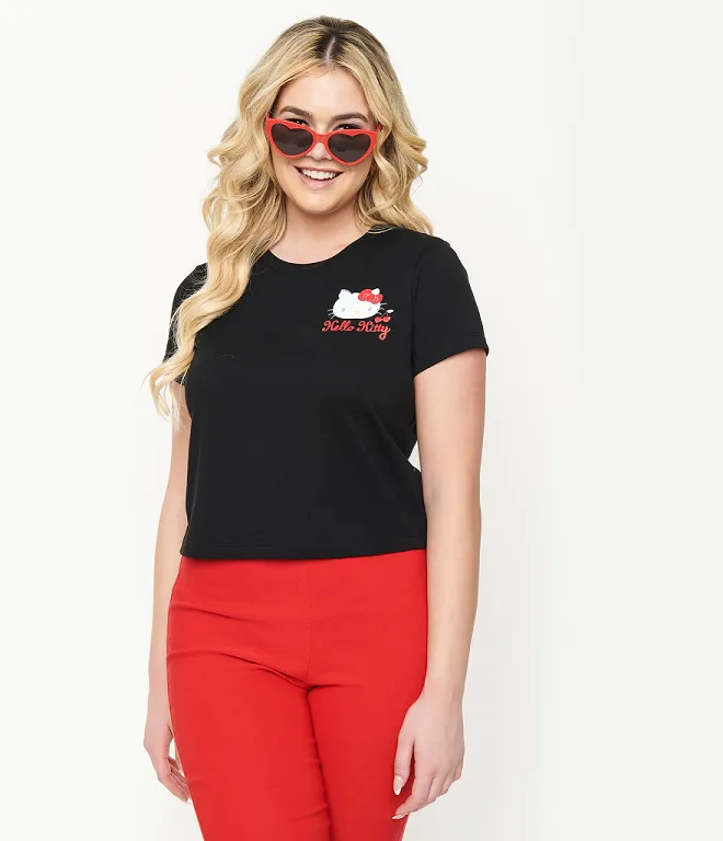 Hello Kitty Crop Tee