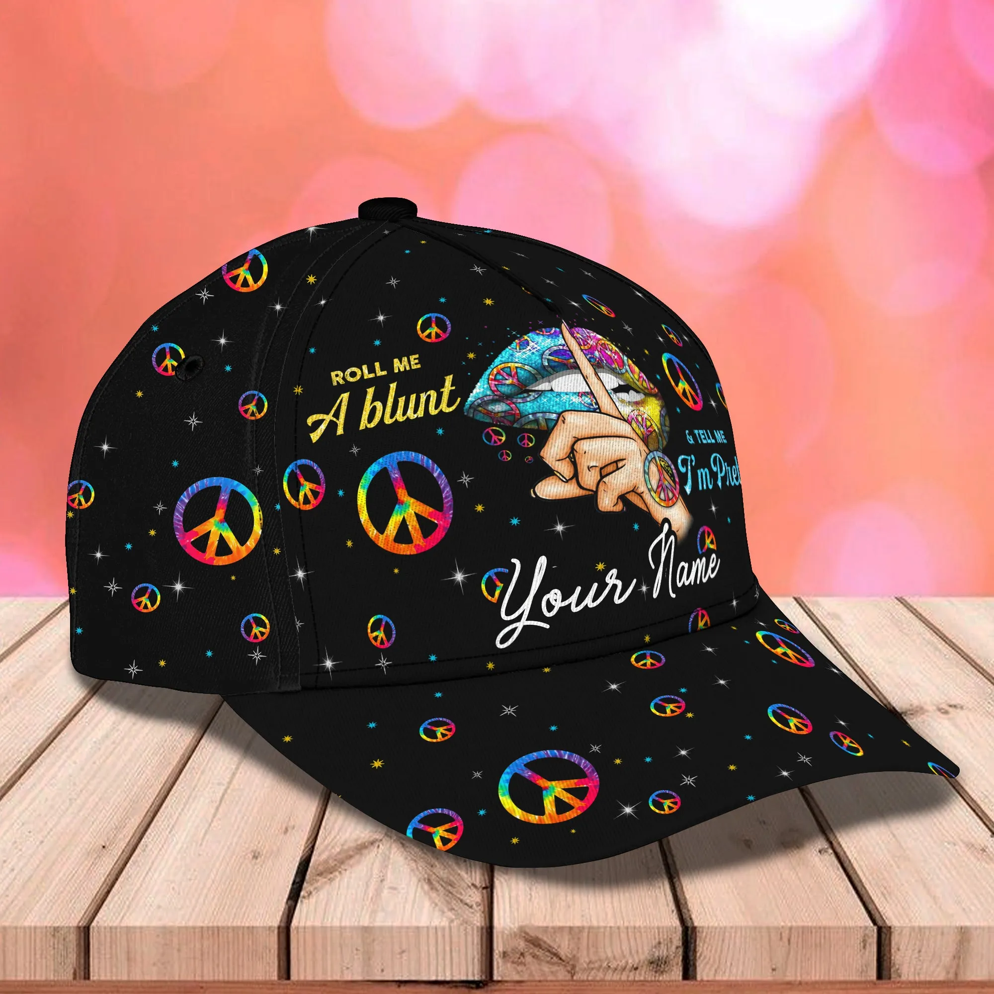 Hippie - Personalized Name Cap