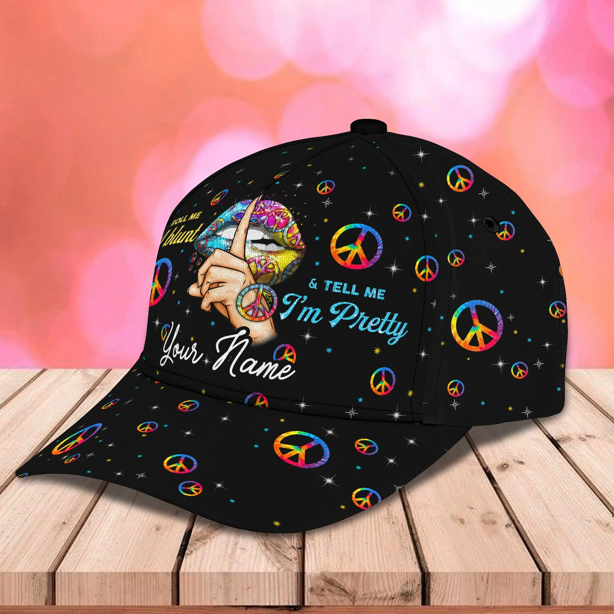 Hippie - Personalized Name Cap
