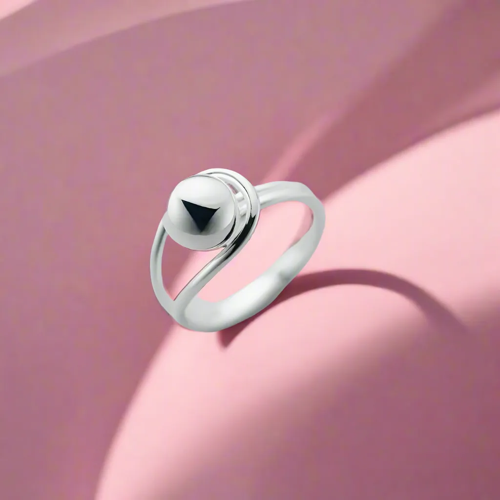Hollow Single Ball Ring