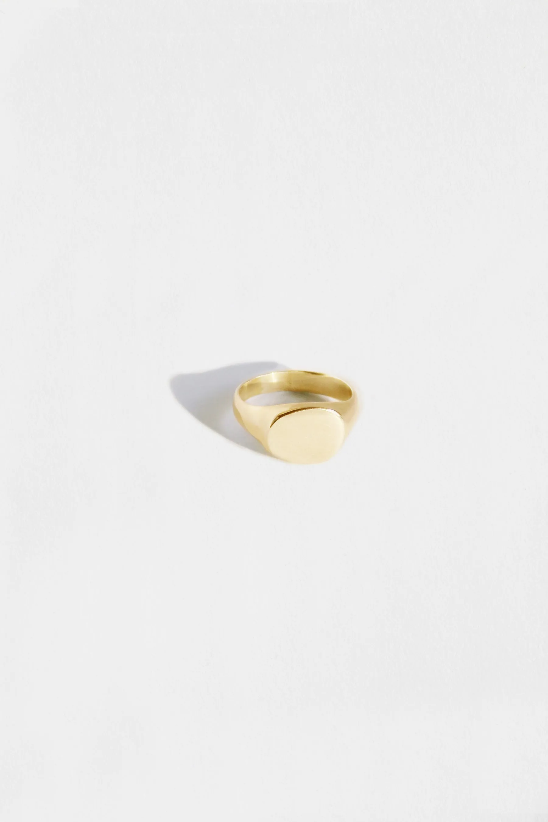 irregular small signet ring