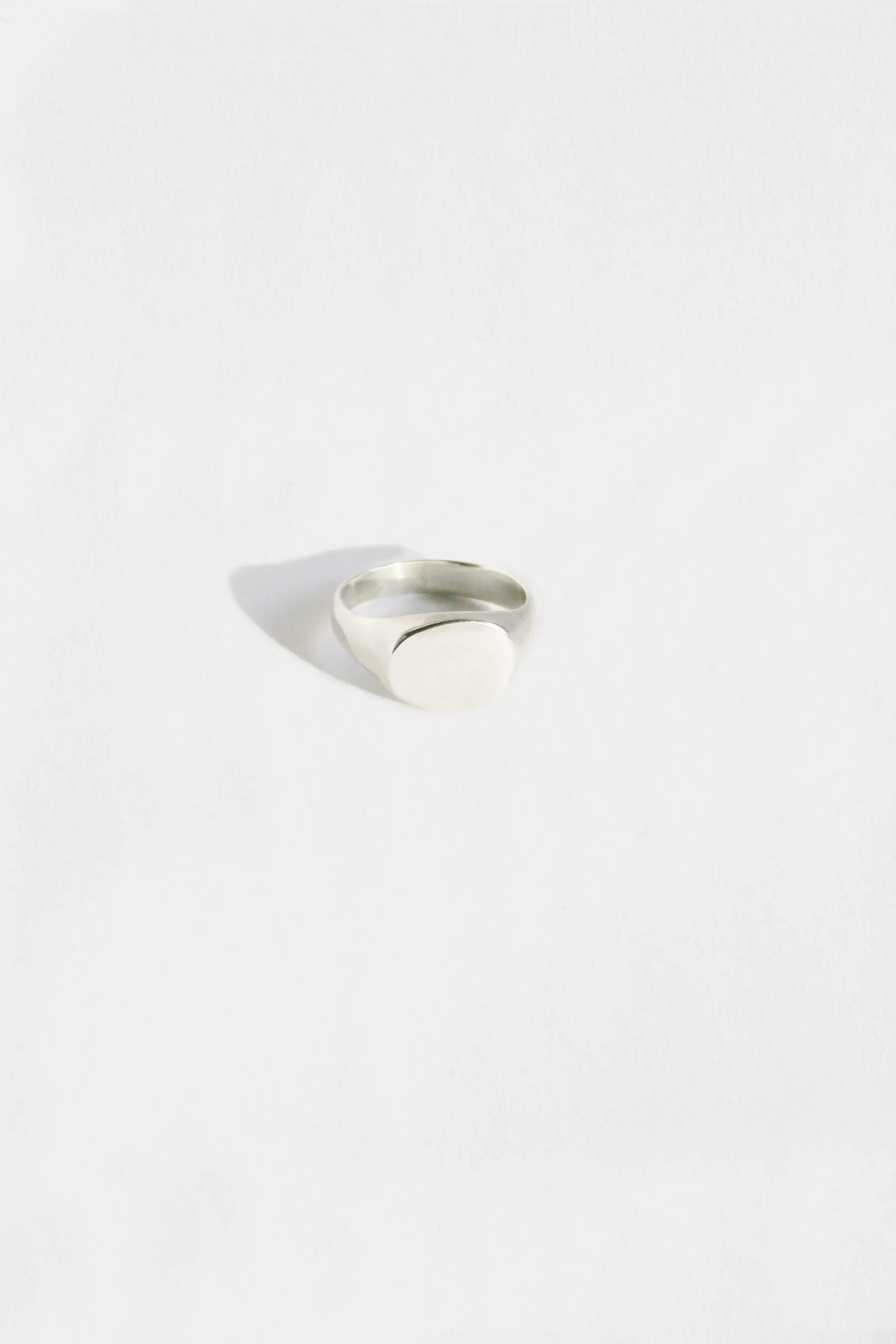 irregular small signet ring