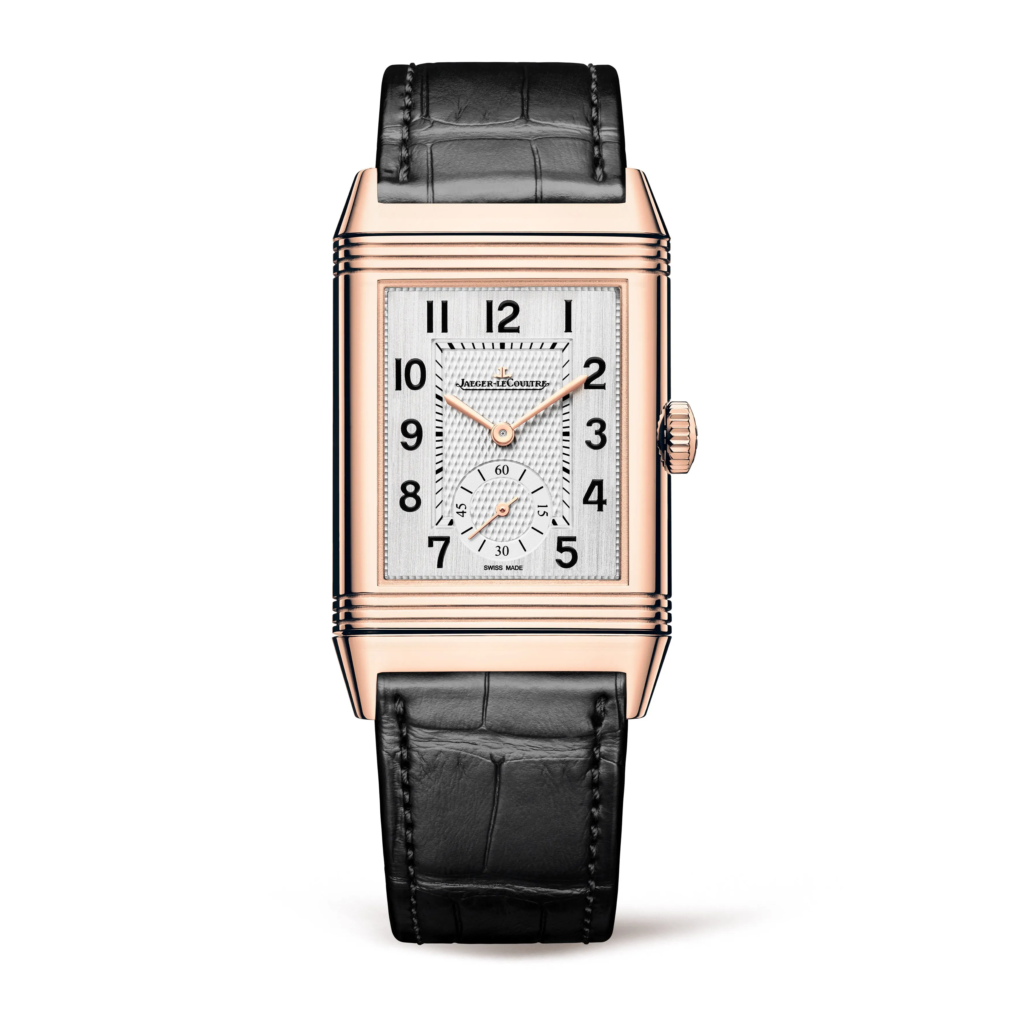Jaeger-LeCoultre Reverso Classic Duoface Small Seconds Watch, 47mm Silver Dial, Q3842520