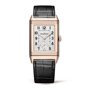 Jaeger-LeCoultre Reverso Classic Duoface Small Seconds Watch, 47mm Silver Dial, Q3842520
