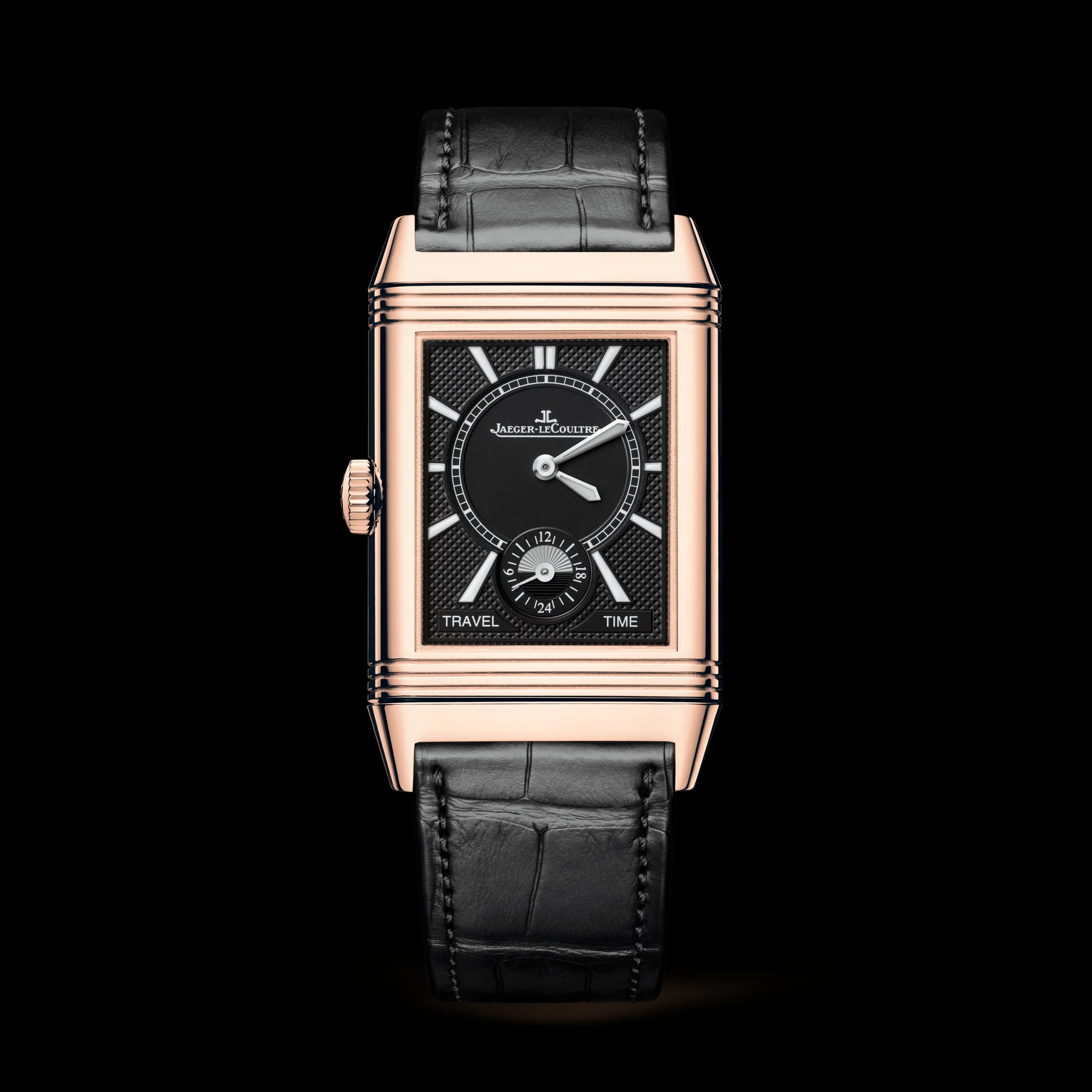 Jaeger-LeCoultre Reverso Classic Duoface Small Seconds Watch, 47mm Silver Dial, Q3842520
