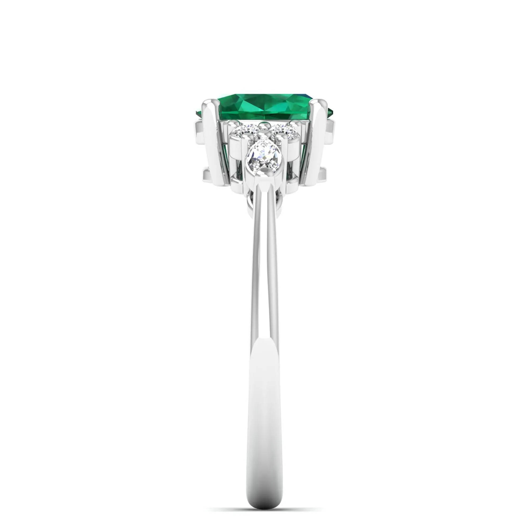 Juliette Emerald and Diamond Ring