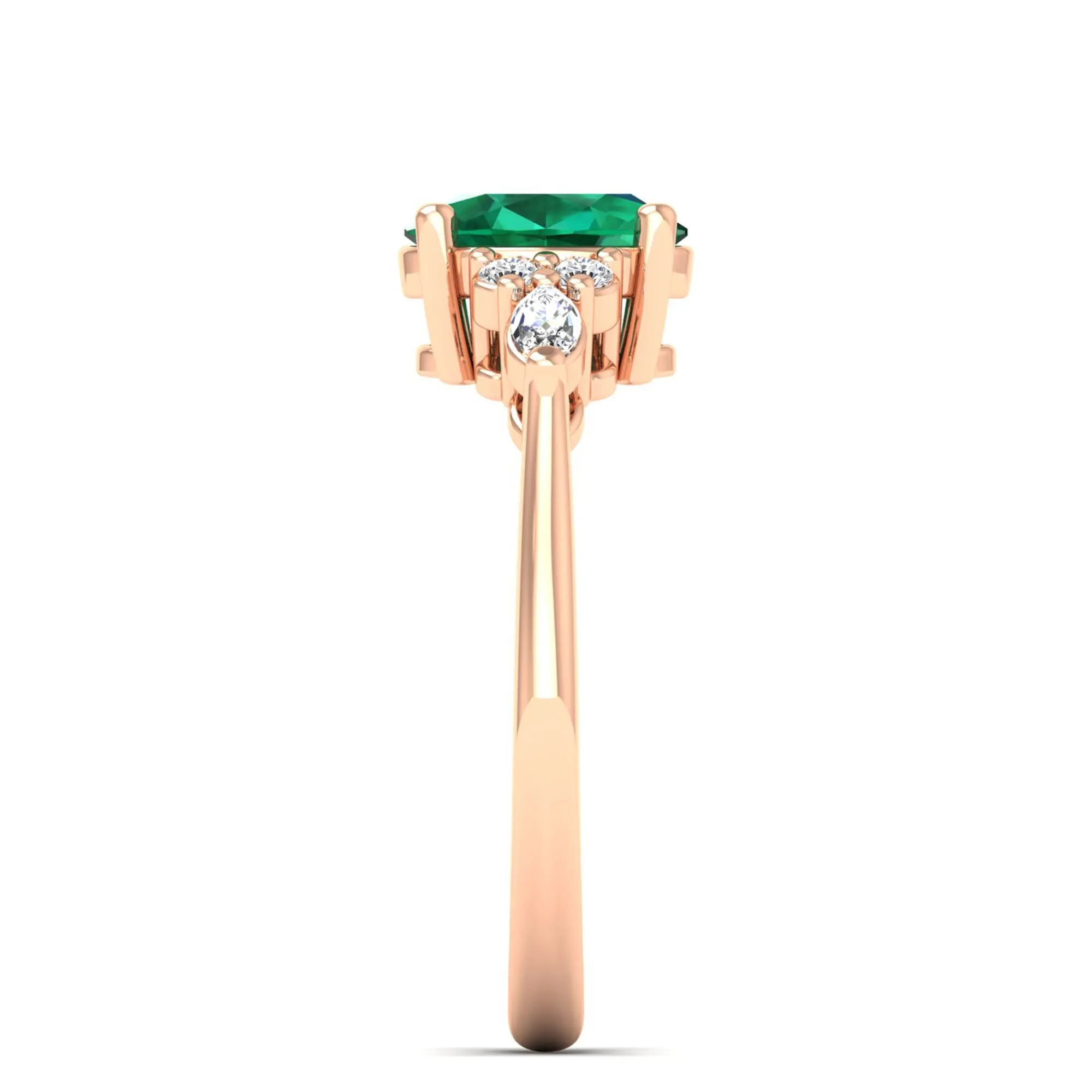 Juliette Emerald and Diamond Ring